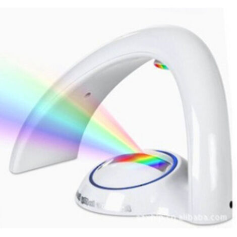 Project arc-en-ciel Led Light Reflection - Rainbow In My Room - Cadeau pour enfants (1 pièce - Blanc)