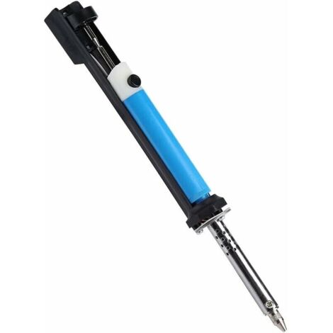 Fer à Souder Électrique, Outil De Soudage à Dessouder à Haute Aspiration Pour Cartes De Circuit Imprimé, Petits Composants Électroniques, Stylo à Souder De Taille Moyenne d'Une Seule Main, Bleu(EU) Ep (1/5)