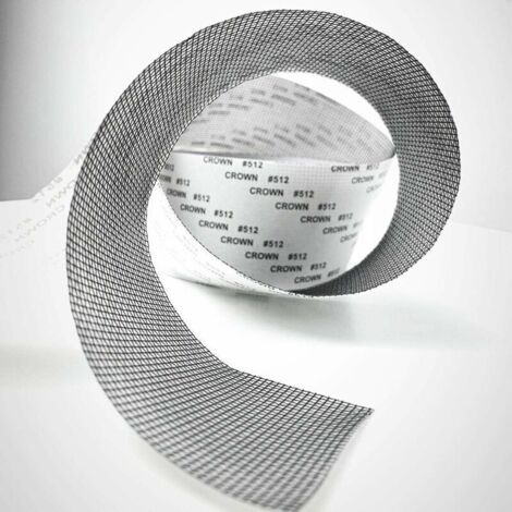 Réparation de fenêtres et moustiquaires, Ruban adhésif moustiquaire pour fenêtres, Ruban à mailles en tissu de fibre de verre avec joint adhésif résistant à l'eau 5cm x 200cm (Gris),— (1/5)