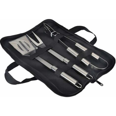 3 Pcs Outil De Barbecue, Acier Inoxydable Barbecue Outils Ensembles Ustensile De Cuisine Set Bbq Grill Outils Kit Accessoires Barbecue Avec (3 Pcs) (1/5)