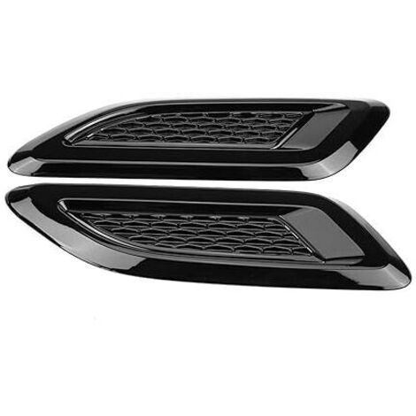 Couvercle D'admission D'air Prise D'air Du Capot, Enjoliv D'aile De Sortie D'aération Capot Extéri Pour Evoque 2012-2018(tout Noir), Prise D'air Décorative De Voiture (1/5)