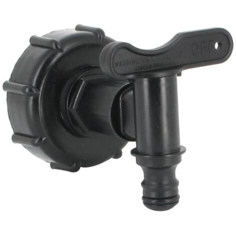 Raccordement S60X6 - Robinet PEHD pour réservoir d'eau 1000 L (1/5)