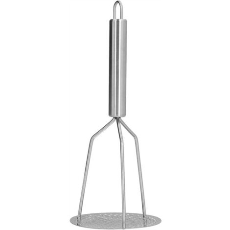 Presse-purée,Professionnel En Acier Inoxydable,Presse-légumes,polyvalent Avec Grande Plaque De Presse Ronde,Pommes De Terre En Acier Inoxydable Gadget De Cuisine Et De Cuisine Confiture L (1/5)