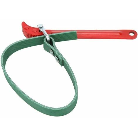 Clé Filtre à Huile, 8inch Type de Courroie Filtre à Huile Clé Universelle Suppression Automatique Outils de réparation de Voitures,520mm,vert+rouge (1/5)