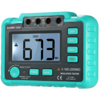 VURAHOME - Testeur de résistance d'isolement numérique LCD mégohmmètre mégohmmètre DC250V/500V/1000V AC750V