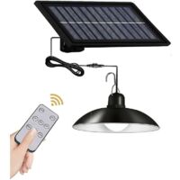 VURAHOME - Suspensions solaires Intérieure Ip65 Lampe étanche pour couloir Extérieur Hangar Grange Gazebo tête unique