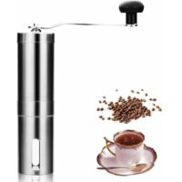 VURAHOME - Moulin À Café Manuel Avec Réglage Réglable - Moulin À Bière Et Acier Inoxydable - Moulin À Café Pour Aeropress, Café Filtre, Expresso, Presse Française, Infusion Turque