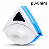 VURAHOME - Sunshine double Glass Cleaner, Glass wiper, Magnetic Cleaner, double High Window surface Cleaner Brush, Blue