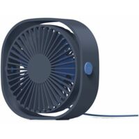 VURAHOME -Ventilateur USB, Mini Ventilateur, Ventilateur Silencieux, Portable Ventilateur USB Silencieux 3 Vitesse Réglable USB, USB Ventilateur pour Camping, Bureau, Sport, Voyage, Alimenté par USB