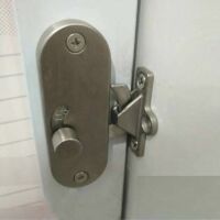 VURAHOME -Verrou de porte coulissante à angle droit à 90 degrés pour porte coulissante