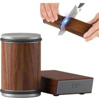 Aiguiseur de Couteaux à Roulettes, Avec Un Diamant Industriel De 15 Et 20 Degrés Pour L'affûtage Des Couteaux, Système d'affûtage des Couteaux à Roulettes pour Couteaux de Cuisine (M