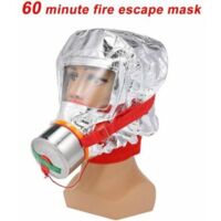Feuerflucht-Gesichtsmaske Selbstrettungs-Atemschutzgerät Gasmaske Gesichtsschutzmaske Persönliche Notfall-Fluchthaube