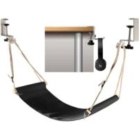 Amaca per piedi , amaca per piedi regolabile per ufficio, supporto per cuffie incluso, regolabile e portatile, perfetta per dare sollievo ai piedi.