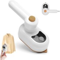 Mini fer à repasser à vapeur de voyage, pliable, portable, mini fer à vapeur, fer de voyage, fer à repasser de voyage, repassage sec et humide, avec réservoir d'eau de 50 ml, pour la maison et