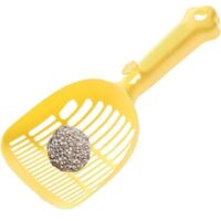Cat Litter Scoop, Litter Box Scooper, 28x13.5cm Lightweight Ergonomic Long Handle, Authentic Efficient Easy Cleaning, Comfortable Grip Feature for Indoor Pet Home Use