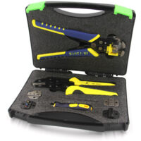 Paron Professional Wire Crimpers Multifonctional Engineering Ratchenting Terminal Stripping Strippers Strippers Bootlace Ferrule Crimper Tool Cord Cordon Terminaux