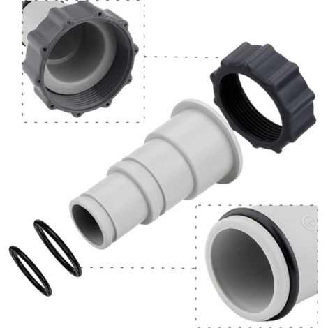 Swimming pool hose adapter, 2-piece swimming pool connector, male ...