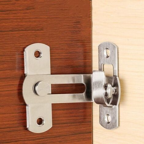 90-degree right-angle door lock, locking loop bolt, sliding lock ...