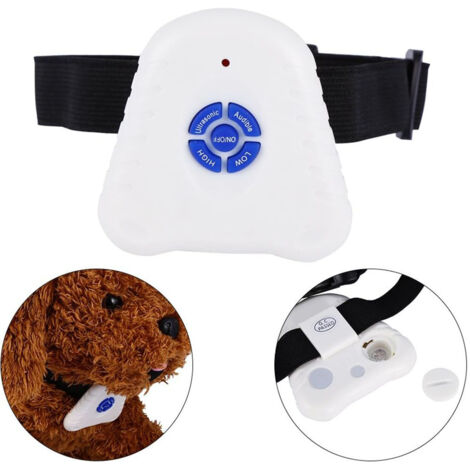 Rechargeable Anti Bark Training Collar Vibrating Pet Training Collar for Small Medium Large Dogs Adjustable Sensitivity and Strength
