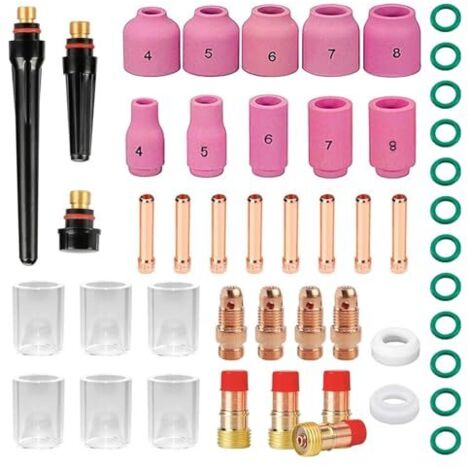 49-piece welding accessory set for TIG welding machine WP26/17/18/26, welding machine accessories, TIG accessories hose package, TIG torch