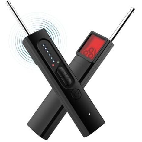 [NEVER USED] Hidden camera, hidden camera detector, bug detector, camera detector, camera detector, bug detector for office, hotel, home, listening device detector detector 5 sensitivity levels (1/5)