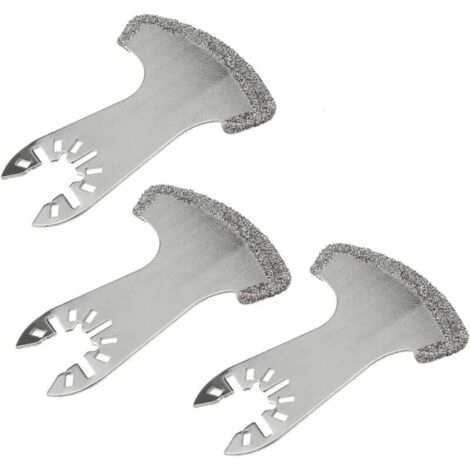 [NEVER USED] Pack of 3 joint saw blades, diamond tip, oscillating grit, multifunctional blades (1/4)