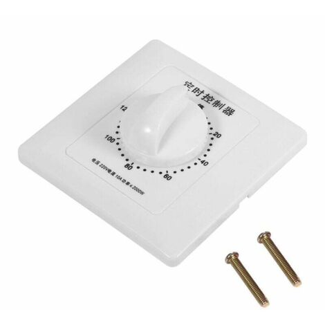 [NEVER USED] AC 220V 30/60/120 min. Heavy-Duty Pump Timer Mechanical Time Switch Countdown Control Mechanical Timer Switch (120 min) (1/4)
