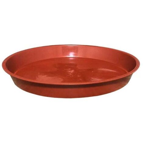 [NEVER USED] 10-Pack Plant Saucers, Flower Pot Saucers for Plants, Plant Bowls for Indoors, Outdoors, Gardens – 23 cm/Red