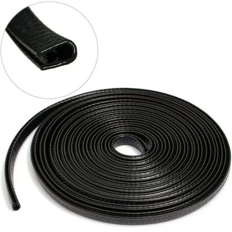 [NEVER USED] Car Door Edge Protector, 4 m, Protection for Car, Bumper, Door Edge, Rubber and Metal, U-shaped Protective Strip, Cars, Boats (1/4)