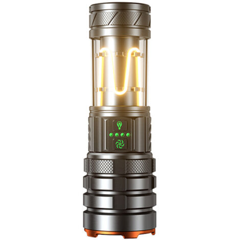 [NEVER USED] Ultra Bright LED Flashlight, Rechargeable, Zoomable, 11 Lighting Modes, Long Battery Life, Waterproof Tactical Flashlight for Camping, Outdoors and Emergency (1/5)