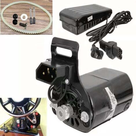 [NEVER USED] Sewing machine motor, foot pedal, vintage sewing machine universe pedal, 180W sewing motor spare parts with foot pedal, low noise and stable performance (1/4)