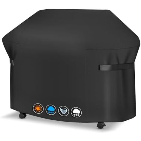 [NEVER USED] Weatherproof Grill Cover - 7130 Grill Covers for Weber Genesis II Series Waterproof, 600D PU Cover for Weber Genesis E-330, E-310, S-310, S-330, S-335, S-340 (147 x 63 x 113 cm) (1/5)