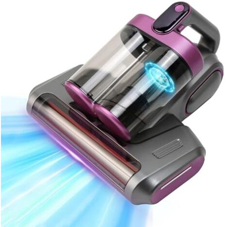 [NEVER USED] Cordless vacuum cleaner, mattress vacuum cleaner (13 kPa), UV-C and ultrasonic device for mite and pet hair removal
