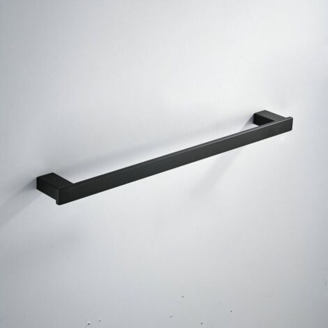 [NEVER USED] Bathroom towel holder, stainless steel, 40 cm towel rail, black, BA8003B-40 (1/4)