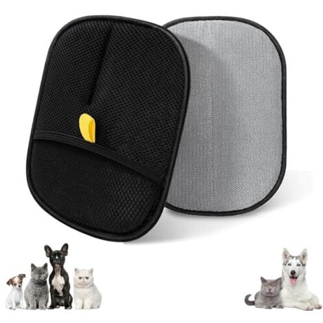 [NEVER USED] 2 Pack Upgraded Pet Hair Remover Glove, Reusable Dog Cat Grooming Glove, Cat Hair Removal Glove, Pet Hair Remover Glove, Washable Pet Hair Remover