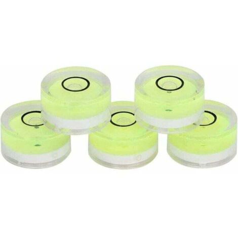 [NEVER USED] 5pcs 15mm Circular Level Round Spirit Level Mini Round Level Bubble For Balance Scale For Horizontal Calibration Of Balance (1/4)