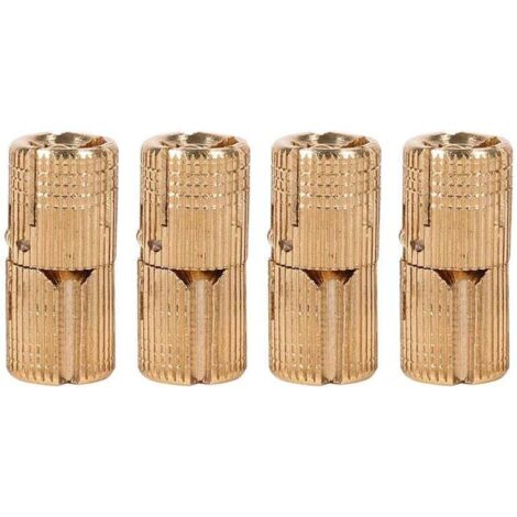 [NEVER USED] pieces 10 mm pure copper invisible hinges for jewelry boxes, gift boxes, countertops (10 mm) (1/4)