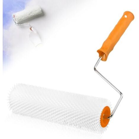 [NEVER USED] Spiked roller for leveling compound, 23 cm, aeration roller, spike length 14 mm, plastic aeration roller, nail roller, hand spiked roller, nail roller for aerating floor coatings (1/5)