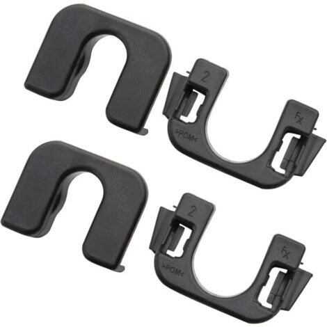 [NEVER USED] 2x Parcel Shelf Clips for Focus MK3 015532109E Black Rear Luggage Rack Brackets Compatible with F ord Fiesta Focus B-Max C-Max C3 (1/4)