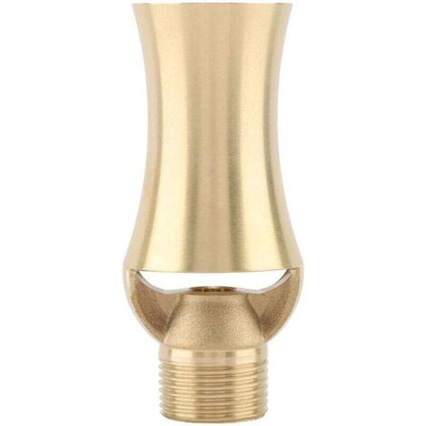 [NEVER USED] Brass Ice Tower Pond Waterfall Cedar Water Fountain Spray Nozzle, Adjustable Head, Cedar-Shaped Basin Flow Sprinkler Head (1/2''3/4'')