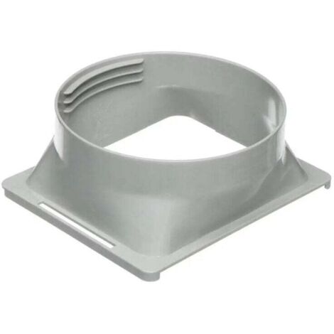 [NEVER USED] 150mm Air conditioning accessories diameter 15cm white round mobile body interface air conditioning accessories square fittings (1/4)