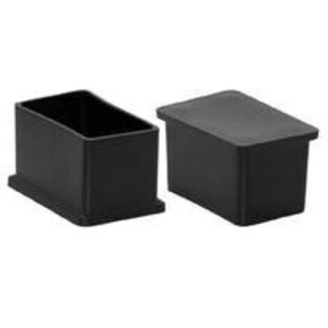 [NEVER USED] Pack of rectangular, abrasion-resistant PVC chair leg caps ...