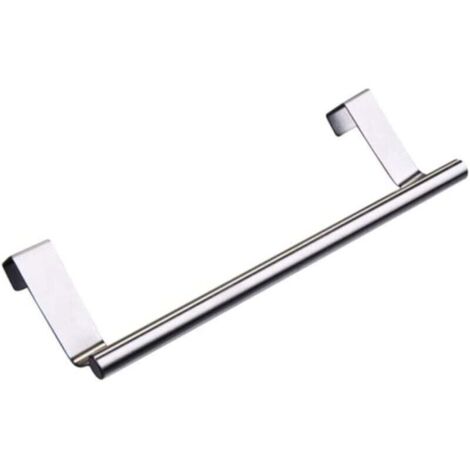 [NEVER USED] Stainless Steel Kitchen Towel Holder for Cabinet Door (1/4)