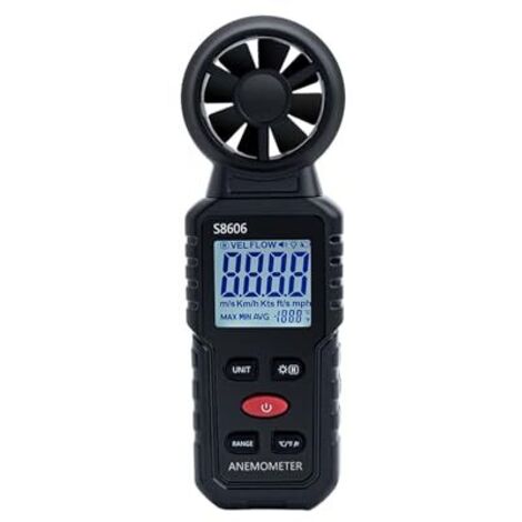 [NEVER USED] 3 in 1 Handheld Digital Anemometer, 0-45m/s Wind Speed, Wind Power and Wind Temperature Measurement, Ideal for Navigation and Flight
