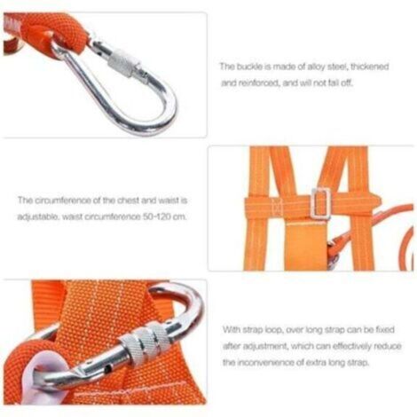 Safety Harness Kits, Fall Arrest Harnesses, 6-Type Height Adjustable ...