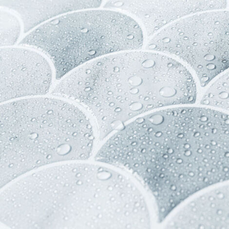 Self-adhesive tile wallpaper, grey sector pattern, 30 x 30 cm, mosaic ...