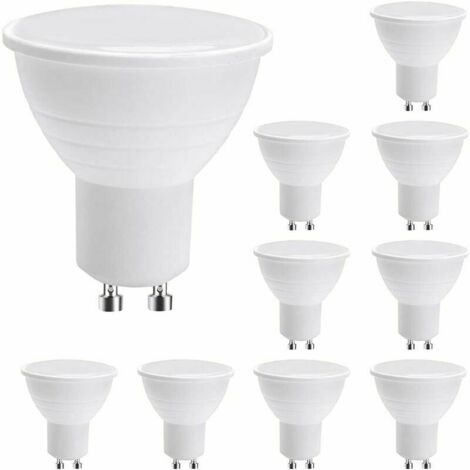 LED GU10 Spotlight Bulbs,GU10 LED Light Bulbs, 7W Warm White (50W Halogen Equivalent) Energy Saving Light Bulb, 600LM 120° Beam Non-dimmable, Pack of 5 (1/5)