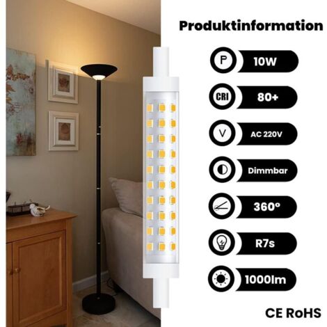 [NEVER USED] 2pcs 10W R7s 118mm Dimmable LED Lamp, Warm White 3000K ...