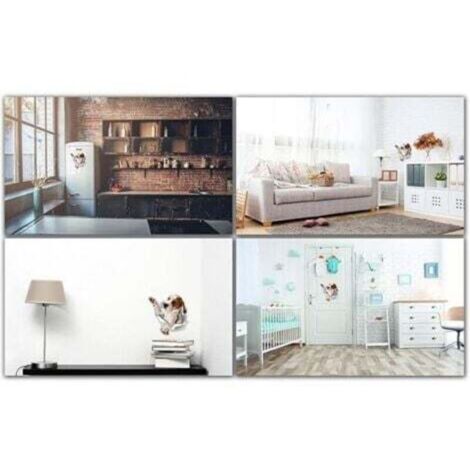 3D Dog Stickers - 2 Pack - Reach Beagle Stickers for walls ...