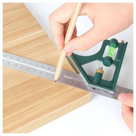 12-Inch Right Angle Ruler Combination Square Multifunctional Universal ...
